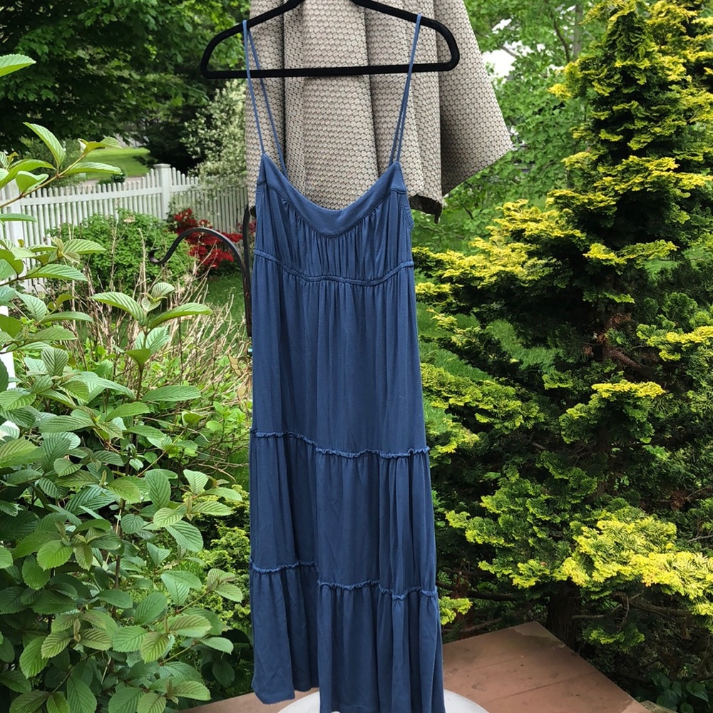Juicy Couture Blue Strapless Dress